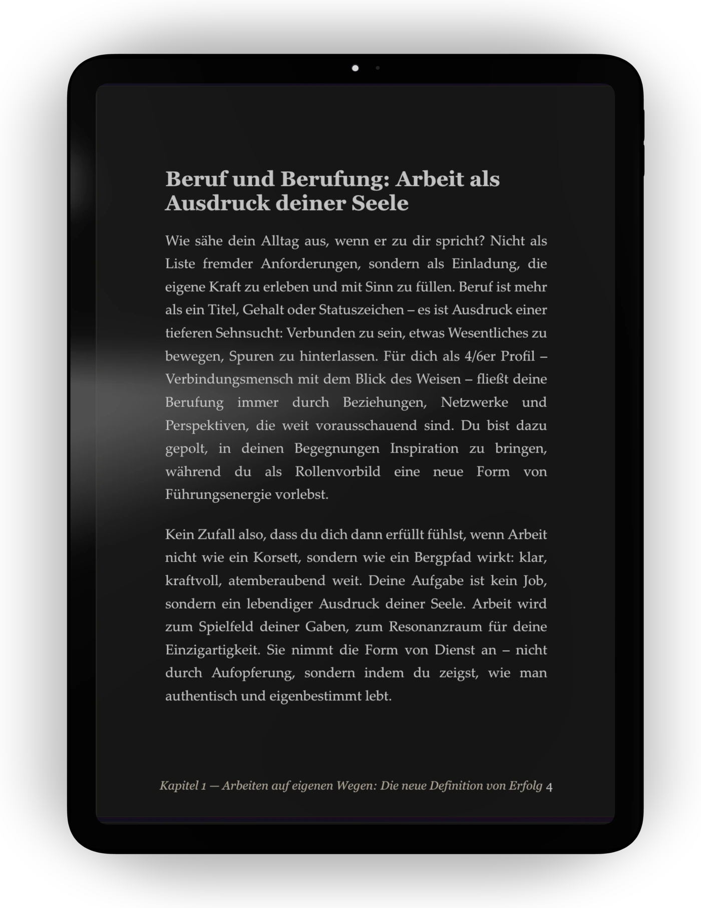 Eine echte Seite aus der Bibliothek des Gründers